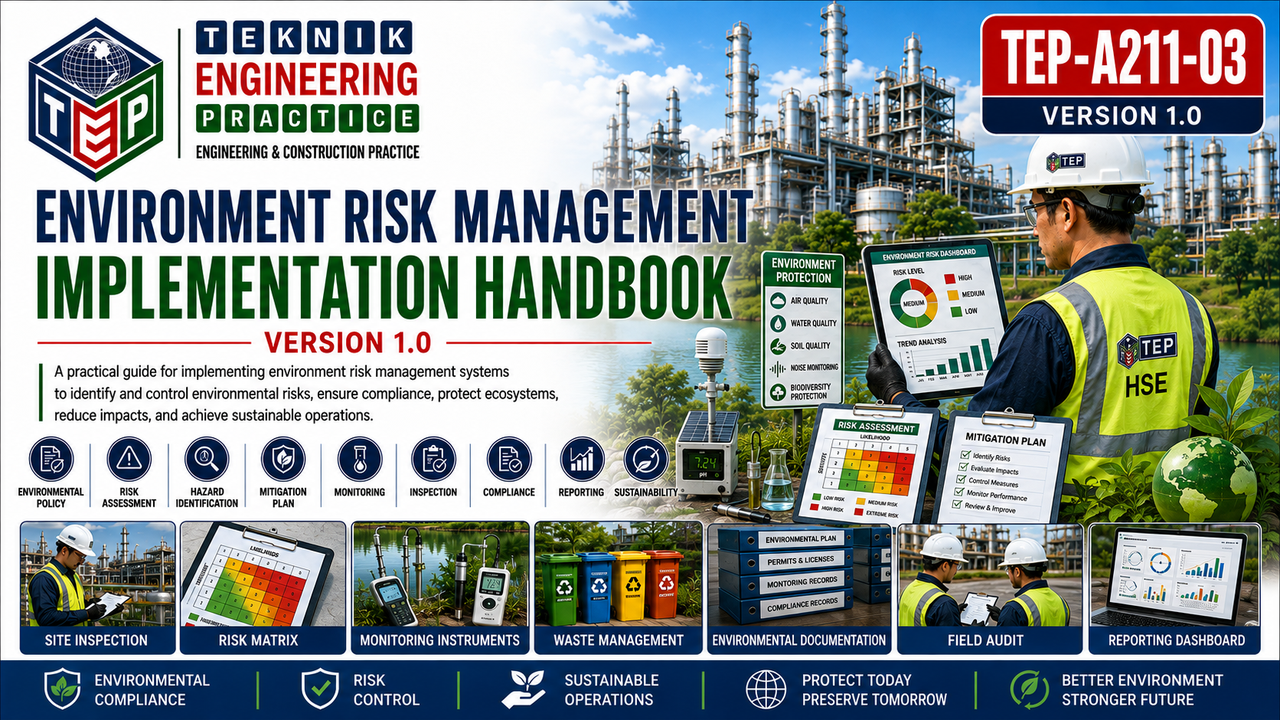 Thumbnail for TEP-A211-03 ENVIRONMENT RISK MANAGEMENT IMPLEMENTATION HANDBOOK VERSION 1.0